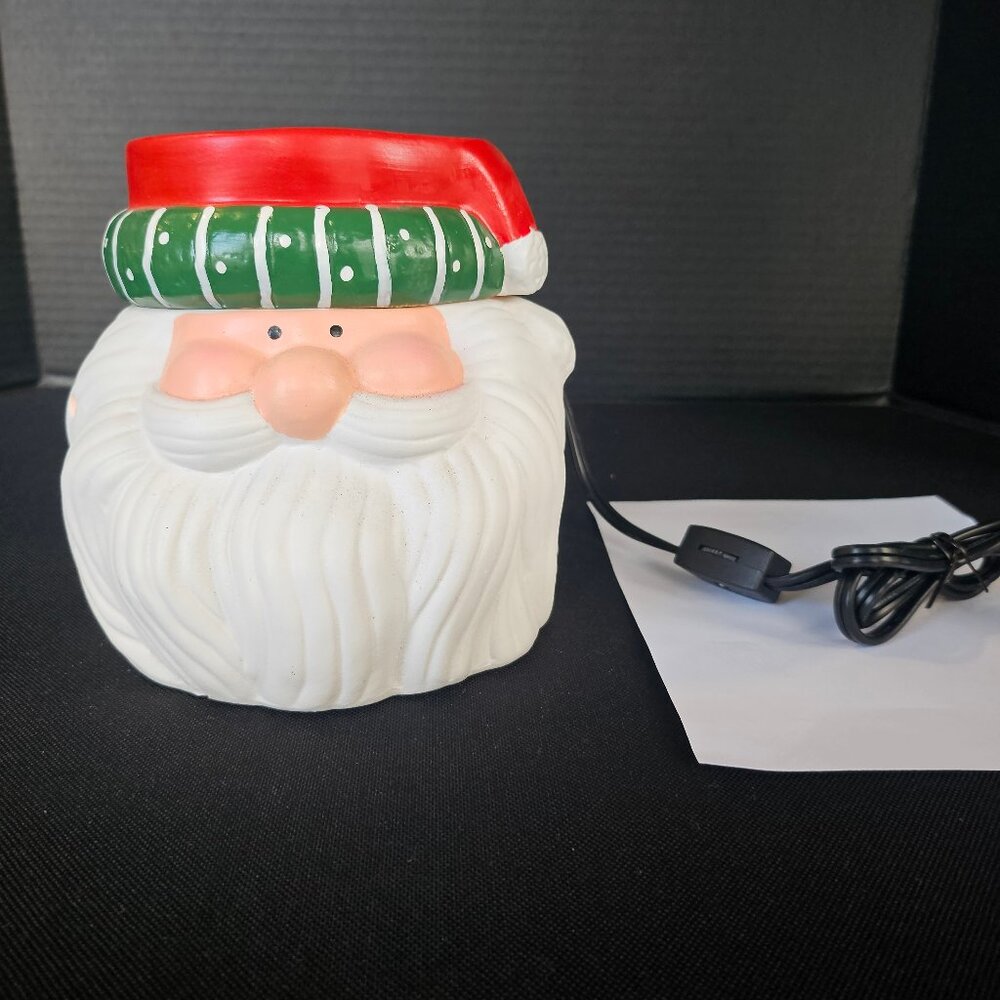 Tuscany Candle Christmas Santa Claus Face Electric Fragrance Bar Warmer Inbox